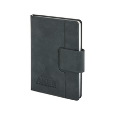 Promosyon AK-2447 15 x 21 Termo Deri Defter Siyah, Renk: Siyah 