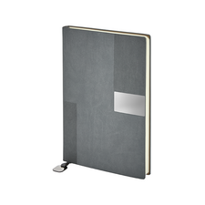 Promosyon AK-2449 15 x 21 Termo Deri Defter Gri, Renk: Gri 