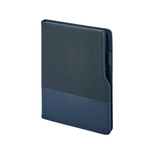 Promosyon AK-2450 15 x 21 Termo Deri Defter Lacivert, Renk: Lacivert 