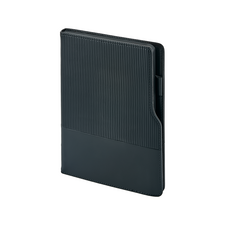 Promosyon AK-2450 15 x 21 Termo Deri Defter Siyah, Renk: Siyah 