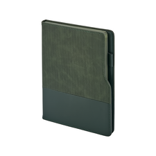 Promosyon AK-2450 15 x 21 Termo Deri Defter Yeşil, Renk: Yeşil 