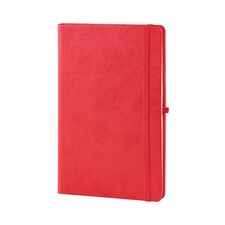 Promosyon AK-917 13 x 21 Termo Deri Defter (Ivory Kağıt) Kırmızı, Renk: Kırmızı 