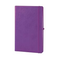 Promosyon AK-917 13 x 21 Termo Deri Defter (Ivory Kağıt) Mor, Renk: Mor 