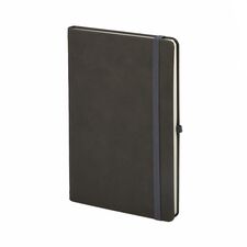 Promosyon AK-920-EKO 13 x 21 Termo Deri Defter (Holmen Kitap Kağıdı) Füme-Yeşil, Renk: Füme-Yeşil 