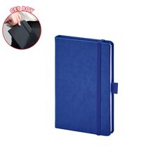 Promosyon AK-923-914 9 x 14 Termo Deri Defter Lacivert, Renk: Lacivert 