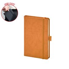 Promosyon AK-923-914 9 x 14 Termo Deri Defter Turuncu, Renk: Turuncu 