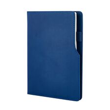 Promosyon AK-941-HOLMEN 15 x 21 Termo Deri Defter (Holmen Kitap Kağıdı) Lacivert, Renk: Lacivert 