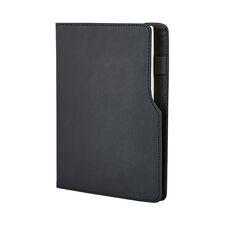 Promosyon AK-941-HOLMEN 15 x 21 Termo Deri Defter (Holmen Kitap Kağıdı) Siyah, Renk: Siyah 