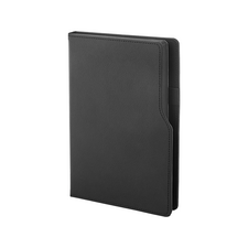 Promosyon AK-941-IVORY 15 x 21 Termo Deri Defter (Ivory Kağıt) Siyah, Renk: Siyah 