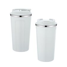 Promosyon AK-5334 Çelik Termos / 450 ml Beyaz, Renk: Beyaz 