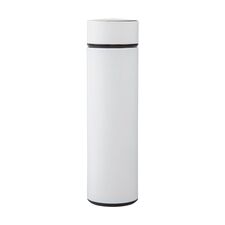 Promosyon AK-5338 Dijital Süzgeçli Termos / 450 ml Beyaz, Renk: Beyaz 