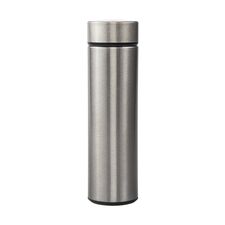 Promosyon AK-5338 Dijital Süzgeçli Termos / 450 ml Krom, Renk: Krom 