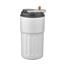 Promosyon AK-5351 Çelik Termos / 440 ml Beyaz, Renk: Beyaz 