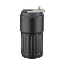 Promosyon AK-5351 Çelik Termos / 440 ml Siyah, Renk: Siyah 