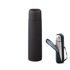 Promosyon AK-5750 Çelik Termos / 750 ml Siyah, Renk: Siyah 