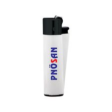 Promosyon AK-CP12R Clipper Pocket Siboplu Çakmak Beyaz, Renk: Beyaz 