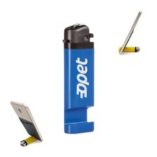 Promosyon AK-PHL-365 Telefon Standlı Taşlı Sibopsuz Çakmak Mavi, Renk: Mavi 