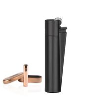 Promosyon AK-MT-106 Clipper Metal Siboplu Çakmak Siyah 
