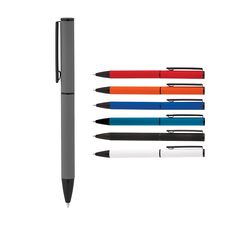 Promosyon AK-1023-T Metal Tükenmez Kalem Rubber Gövde Mor, Renk: Mor 