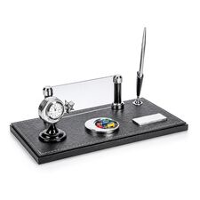 Promosyon ET-0054 Deri Masa Seti 15,5 x 30,5 cm 