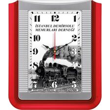 Promosyon ET-V30-521-K Plastik Duvar Saati 29 x 33,7 cm 