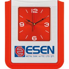 Promosyon ET-V30-519-T Plastik Duvar Saati 29 x 37 cm 