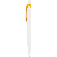 Promosyon ET-1506 Plastik Tükenmez Kalem Sarı, Renk: Sarı 