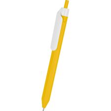 Promosyon ET-0544-240 Plastik Tükenmez Kalem Sarı, Renk: Sarı 