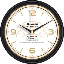 Promosyon ET-V30-522-SV Plastik Duvar Saati Ø 34 cm 