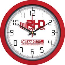 Promosyon ET-V30-546-K Plastik Duvar Saati Ø 40 cm 
