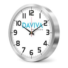 Promosyon ET-V30-970-B Alüminyum Duvar Saati Ø 40 cm 