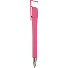 Promosyon ET-0544-110 Plastik Tükenmez Kalem Pembe, Renk: Pembe 