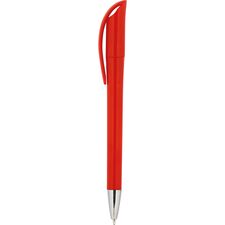 Promosyon ET-0544-100 Plastik Tükenmez Kalem Kırmızı, Renk: Kırmızı 