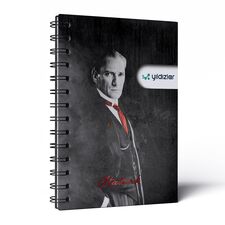 Promosyon YN-3116 Parla Kuşe Mukavva Sıvama Spiralli Defter (15x21cm) 