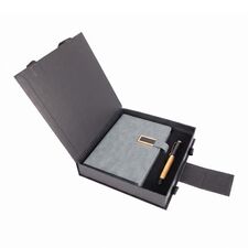 Promosyon YN-9113 911322 Kemeraltı Hediyelik Set Gri, Renk: Gri 