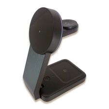 Promosyon PZ-W90 Kablosuz Şarj Standı (Telefon, Saat, Kulaklık) Siyah 