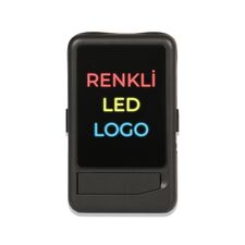 Promosyon PZ-K70 Renkli Işıklı Logo Magsafe 10000 mAh Siyah 