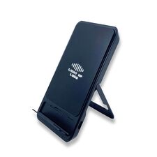 Promosyon PZ-K5 Işıklı Logo Kablosuz Şarj Aleti Siyah 