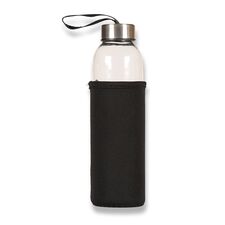 Promosyon PZ-T115 Cam Matara 500 ml Siyah, Renk: Siyah 