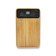 Promosyon PZ-K480 Işıklı Logo Magsafe 10000 mAh Bambu 
