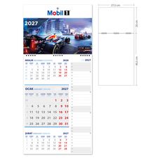 Promosyon EL-KOD-19 Memo Gemici Takvim (Tek Parça Spiralli) 