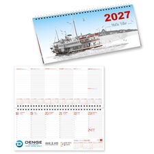 Promosyon EL-KOD-72 Masa Takvimi Haftalık Karton Kapak (Orta Boy: 31x14,5 cm) 