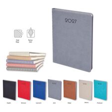 Promosyon EL-KOD-102 Ajanda Gizli Spiralli Termo Deri (17x24 cm) 