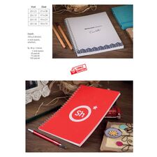 Promosyon EL-KOD-251 Defter Spiralli Karton Kapak 