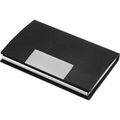 Promosyon KVZ-007-S Kartvizitlik Siyah 9,5 x 6,5 cm, Renk: Siyah, Ebat: 9,5 x 6,5 cm