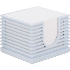 Promosyon L-710-B Masif Kağıtlık Beyaz 9 x 8 x 6,5 cm, Renk: Beyaz, Ebat: 9 x 8 x 6,5 cm