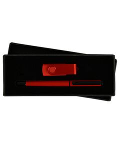 Promosyon 9210-16GB-K USB Kalem Set Kırmızı 16 GB, Renk: Kırmızı, Ebat: 16 GB