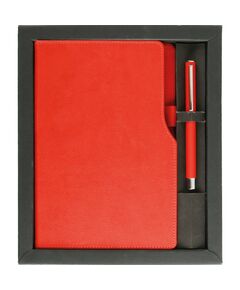 Promosyon Karabük-K Hediyelik Set Kırmızı 21 x 25 x 2 cm, Renk: Kırmızı, Ebat: 21 x 25 x 2 cm