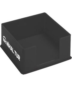 Promosyon PT-6150-S Küp Kağıtlık Siyah 9 x 9 x 5 cm, Renk: Siyah, Ebat: 9 x 9 x 5 cm