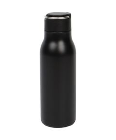 Promosyon 3970-S Paslanmaz Çelik Matara Siyah 500 ml, Renk: Siyah, Ebat: 500 ml